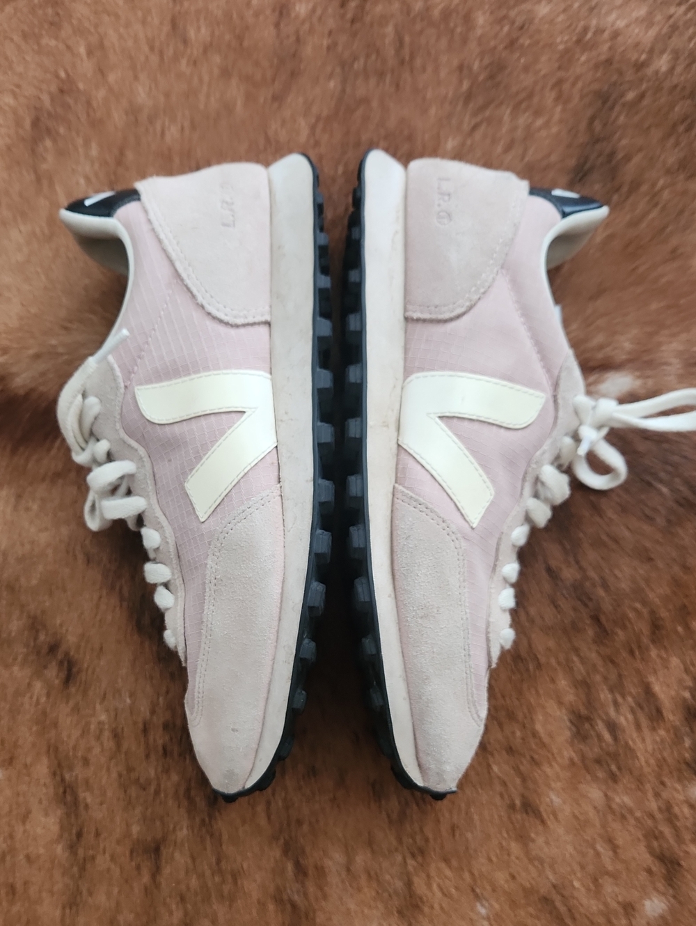 Veja Rio Branco Sneakers Pink/blush And Tan Size 8 - Picture 6 of 9